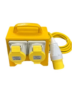 Electro-Wind 2W32AJBC 110 Volt 2-fach 32A Kunststoff Anschlussdose