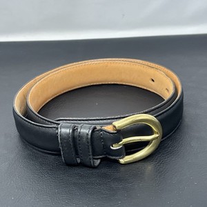 Vintage Baby Blue Leather Coach Belt Women\'s 1XL Brass Tanned Cowhide 34-38\
