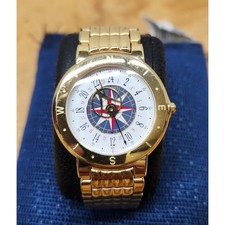 RARO! Orologio Seiko Levante Maritime Bussola Tono Oro 5Y37-6010 24 Ore Quarzo