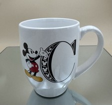 Disney Mickey Mouse Mug Coffee Cup Initial C ...