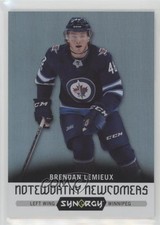 2017-18 Upper Deck Synergy Noteworthy Newcomers Brendan Lemieux #NN-28 0y3