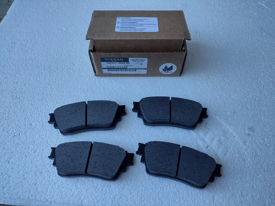 D4060-6TA5B, комплект задних тормозных колодок подходит для 2022-2025 INFINITI QX60 - Изображение 2 из 4