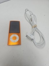 Apple iPod Nano 5th Generation A1320, Orange, 8GB Tested Working, 279 Songs.