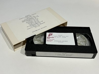 HELMET VHS PROMO 7 Music Videos RARE Compilation Interscope aftertaste Betty