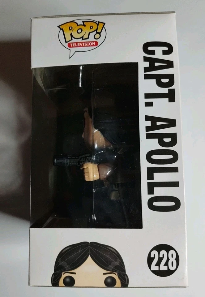 Funko Pop 🐸Battlestar Galactica #228 CAPT. APOLLO VINILO🐸Con Protector (A4) Foto 2 de 4
