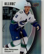 2023-24 Upper Deck Allure Elias Pettersson Black Rainbow #9 Vancouver Canucks
