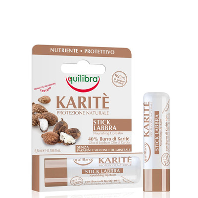 8000137010783 Equilibra Karite Nourishing Lip Balm balsam do ust z masłem Shea 5