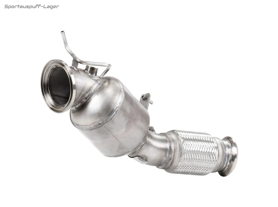 HJS Edelstahl Frontpipe mit Kat BMW 3er G20 G21 330i (ab 11/2020) B48 - Bild 2 von 4