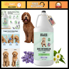 Dog Detangler Spray Gallon - Leave-in Conditioner Dematting Spray for Dogs 128