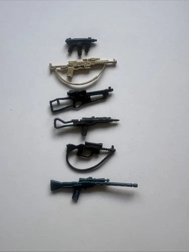 6x Vintage Star Wars? Weapons Figures Lot Original