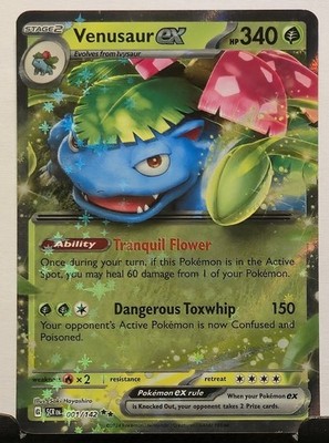 Venusaur ex 001/142 Sv07: Stellar Crown Holo