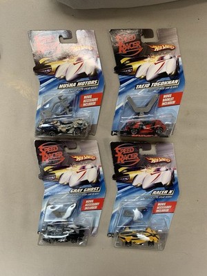 Hot Wheels Speed Racer Lot (4) Racer X Taejo Togokhan Gray Ghost Musha Motors