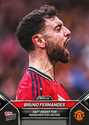Topps NOW Manchester United - 2025/2026 - Card 1 - Bruno Fernandes