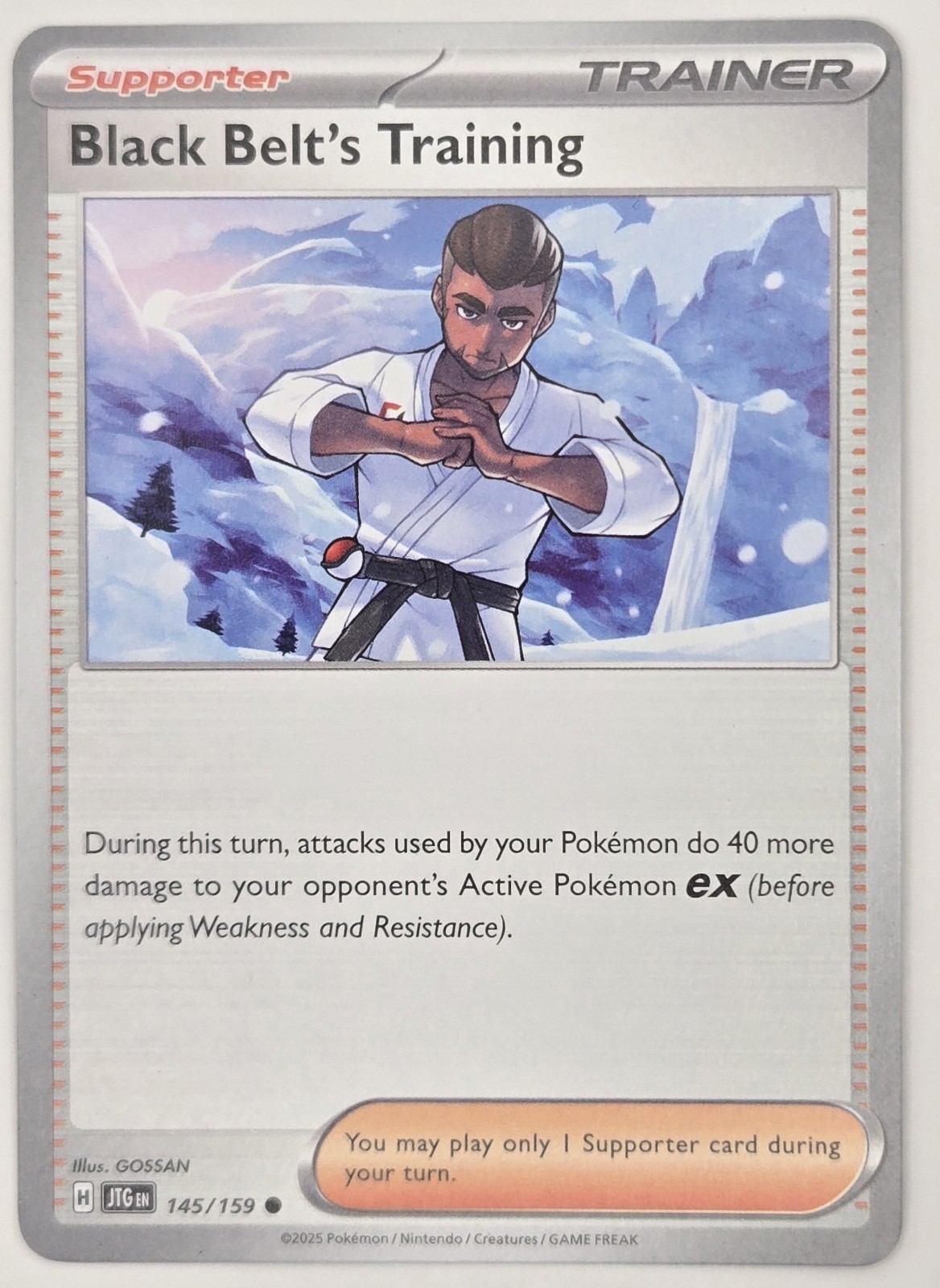 Black Belt's Training 145/159 Common Trainer Journey Together Pokemon TCG NM