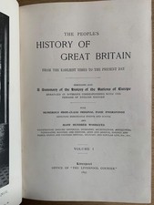 The People's History of Great Britain Volume 1 (of 2) Liverpool Courier 1895 1st