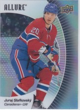 2023/24 ALLURE..JURAJ SLAFKOVSKY..BLACK RAINBOW..CARD # 10..CANADIENS