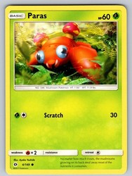 Paras 4/149 Sun & Moon Base Set Common