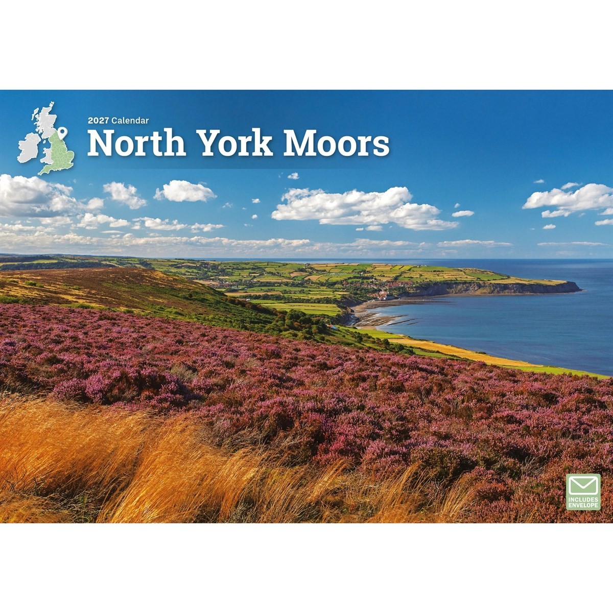 Carousel Worldwide North York Moors 2027 Wall Calendar, A4 Format, 12-Month Monthly Calendar, Full-Color North York Moors Photography - Image 5
