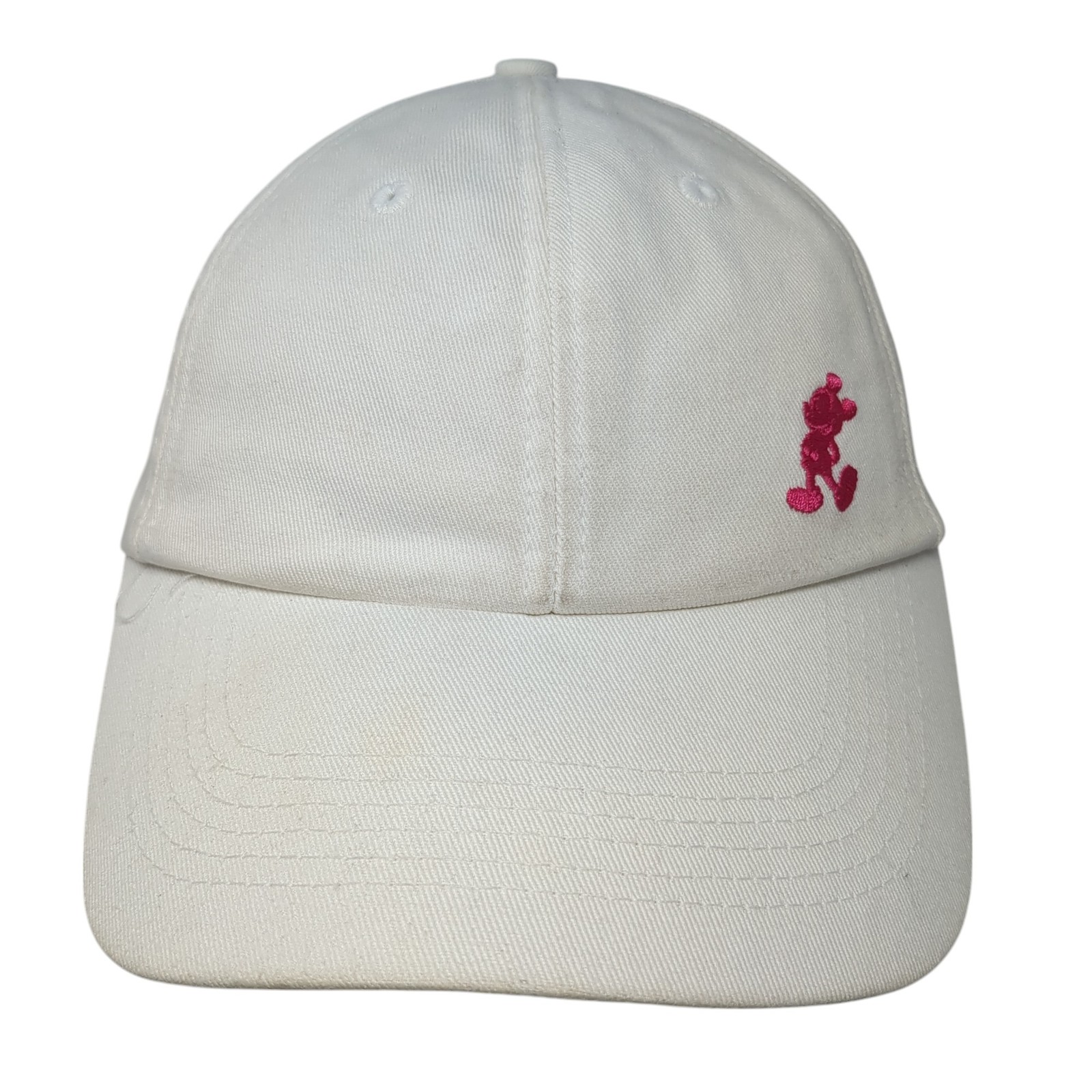 Mickey Mouse Strapback Baseball Cap White One Siz… - image 1