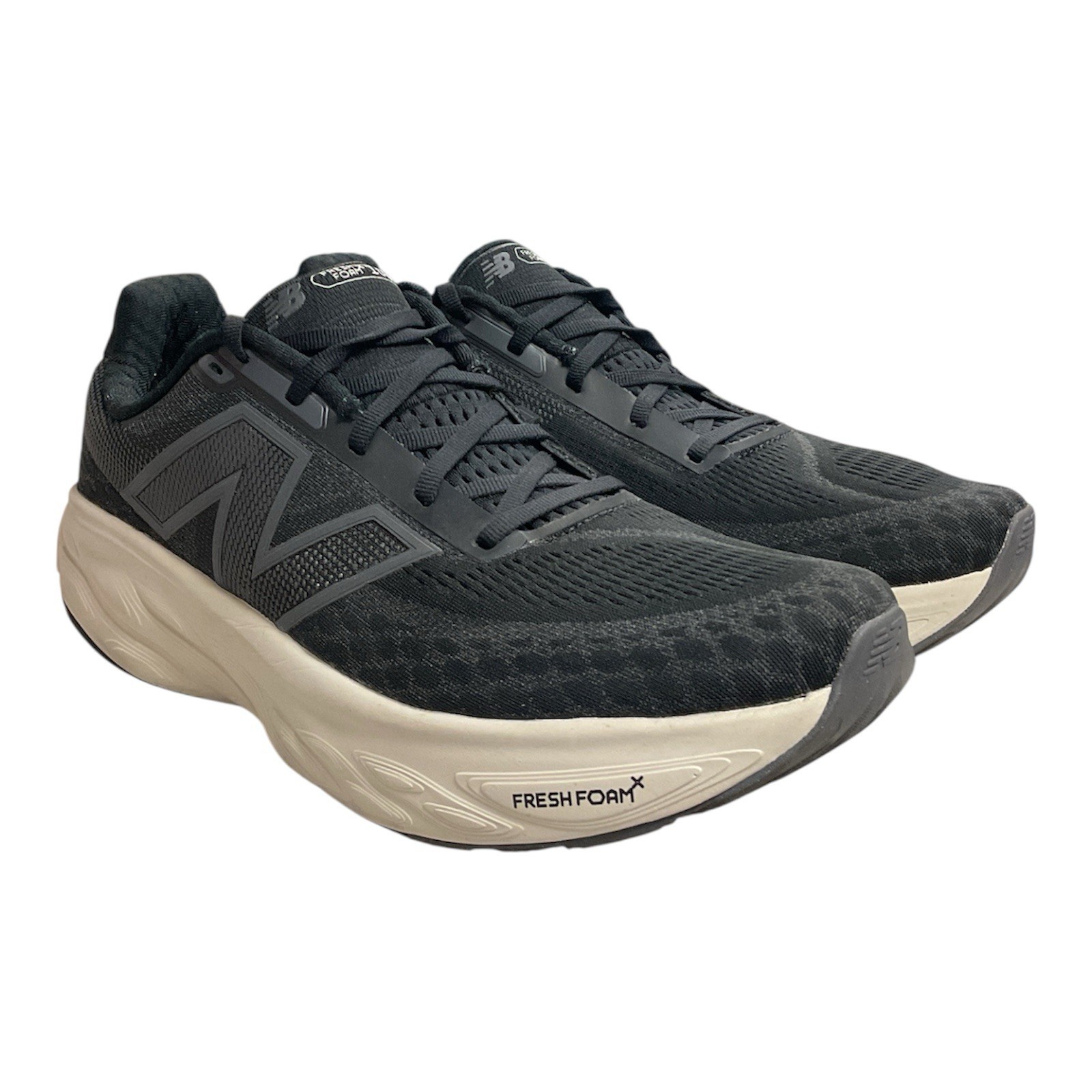 New Balance Fresh Foam X 1080 v14 Men's Running Shoes Black White Size 12