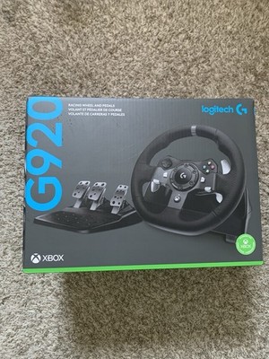 Logitech G920 Xbox Driving Force Box Only No Game Included