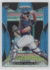 2019 Panini Prizm Tier III Blue Mojo Prizm 275/399 Eric Haase #294 4i6