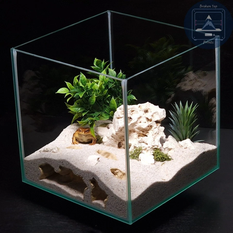 Acuario y Terrario Impresión 3D Cueva-Catacumbas Decoración, Peces, Camarones, Reptiles Ocultar Foto 3 de 4