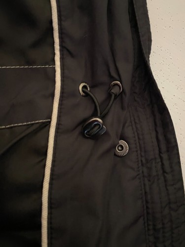 ESPRIT down feather puffer vest jacket sz 14 / toggles pockets winter weight - Picture 11 of 11