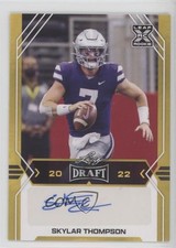 2022 Leaf Draft Auto Gold Skylar Thompson #BA-ST2 Auto 07ap