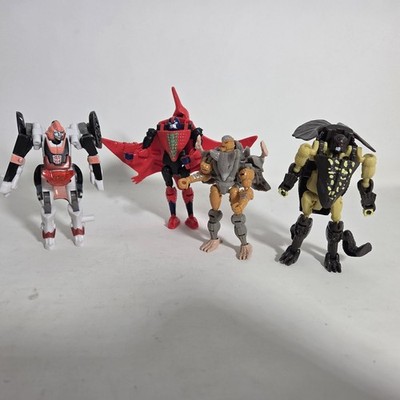 Lot Of 4 Transformers (Energon Arcee,Terrorsaur 2022, Ratrap 2020,iguanus) W3