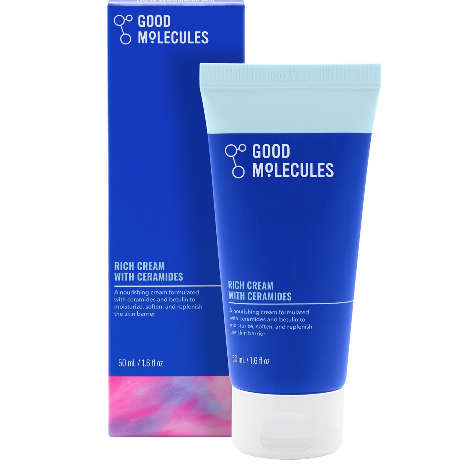 Rich Cream with Ceramides 50 Ml / 1.6 Oz – Daily Facial Moisturizer for Dry Skin