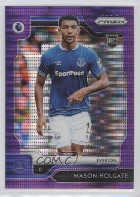 2019-20 Prizm Premier League Breakaway Violet 20/75 Mason Holgate Rookie RC 0u2j
