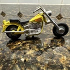VINTAGE MATCHBOX LESNEY NO.50 YELLOW HARLEY DAVIDSON BIKE 1980 NEAR MINT
