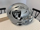 Brock Bowers Signed Las Vegas Raiders Chrome Speedflex Helmet