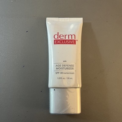 Derm Exclusive AM Age Defense Moistirizer SPF 30 1fl oz New Sealed Exp 3/15