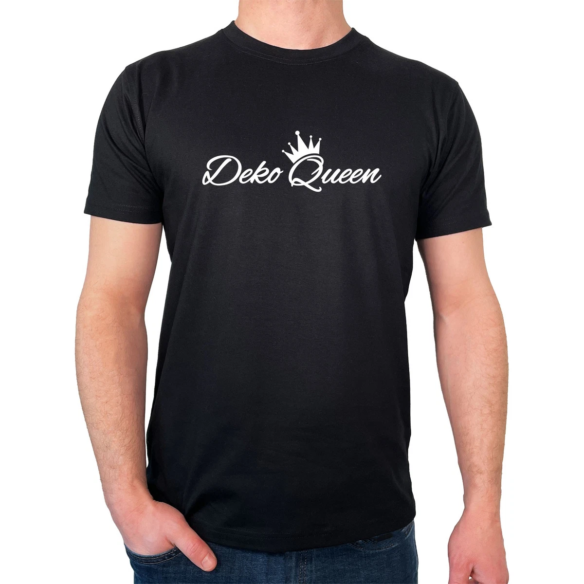 T Shirt Maglia Donna Se Abbasso La Testa Mi Cade La Corona Bianca XS Cotone