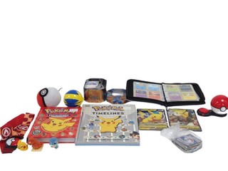 Pokemon Mixed Bundle Books Cards Binder Tins Toys Figures Pokeballs