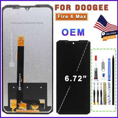 6.72'' OEM LCD Display Touch Screen Digitizer Assembly For Doogee Fire 6 Max USA