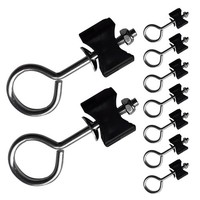  9 Pcs Trampoline Anchor Kit Heavy Duty Fitness Accessories Ground Screw Anchors