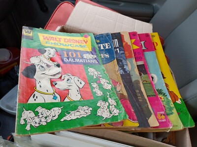 Walt Disney Cartoon Comics 7 Issue Lot Run Collection Snow White Haunted mansion