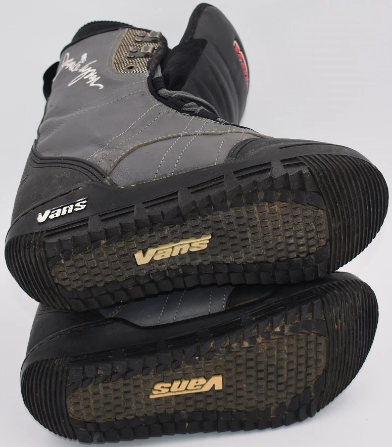 Stivali da snowboard Vans Jamie Lynn donna grigio e nero taglia 10 buone condizioni