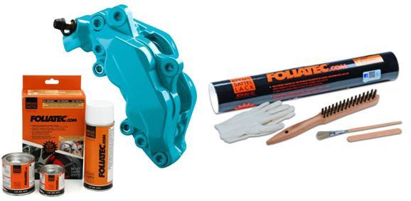 Peinture etriers freins BLEU OCEAN Foliatec anti corrosion RENAULT SANDERO