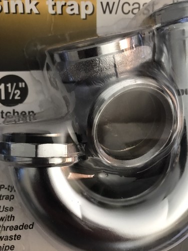 LDR Industries 180468753 1.5 in. Chrome Plated Sink Trap - Picture 3 of 5