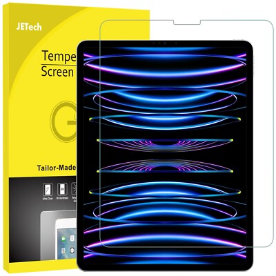 JETech Screen Protector for iPad Pro 12.9-Inch 2022/2021/2020/2018 Model, 1-Pack