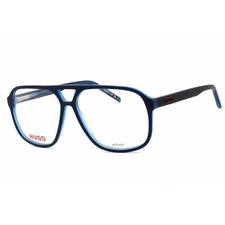 Hugo Men's Eyeglasses Blue Plastic Pilot Full Rim Frame HG 1200 0PJP 00