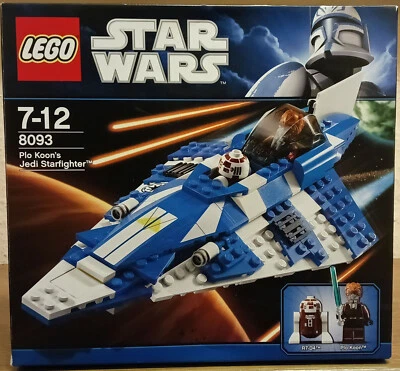 Lego Star Wars 8093 Plo Koon´s Jedi Starfighter Figuren Anleitung 100% komplett - Bild 1 von 3