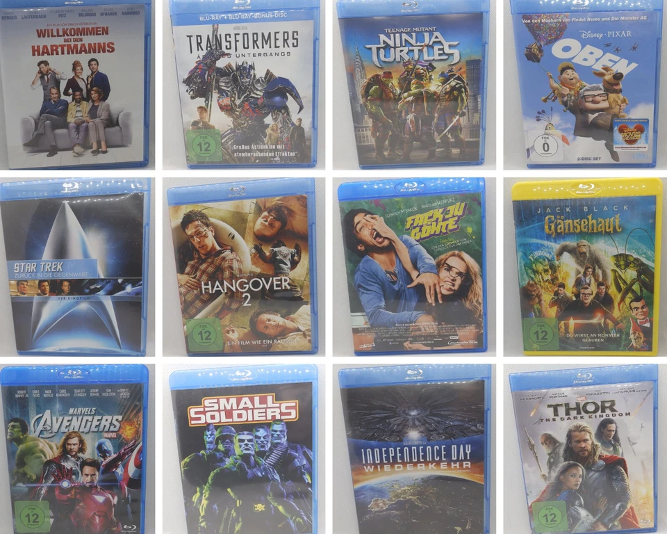 Blu-Ray Action Komödie Thriller - Verschiedene zur Auswahl - FSK 12 - gebraucht - Bild 1 von 1
