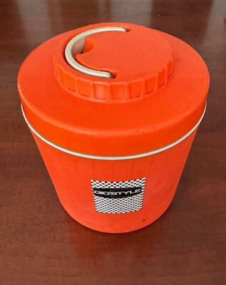 Giostyle Orange Food Holder Thermos 1970s
