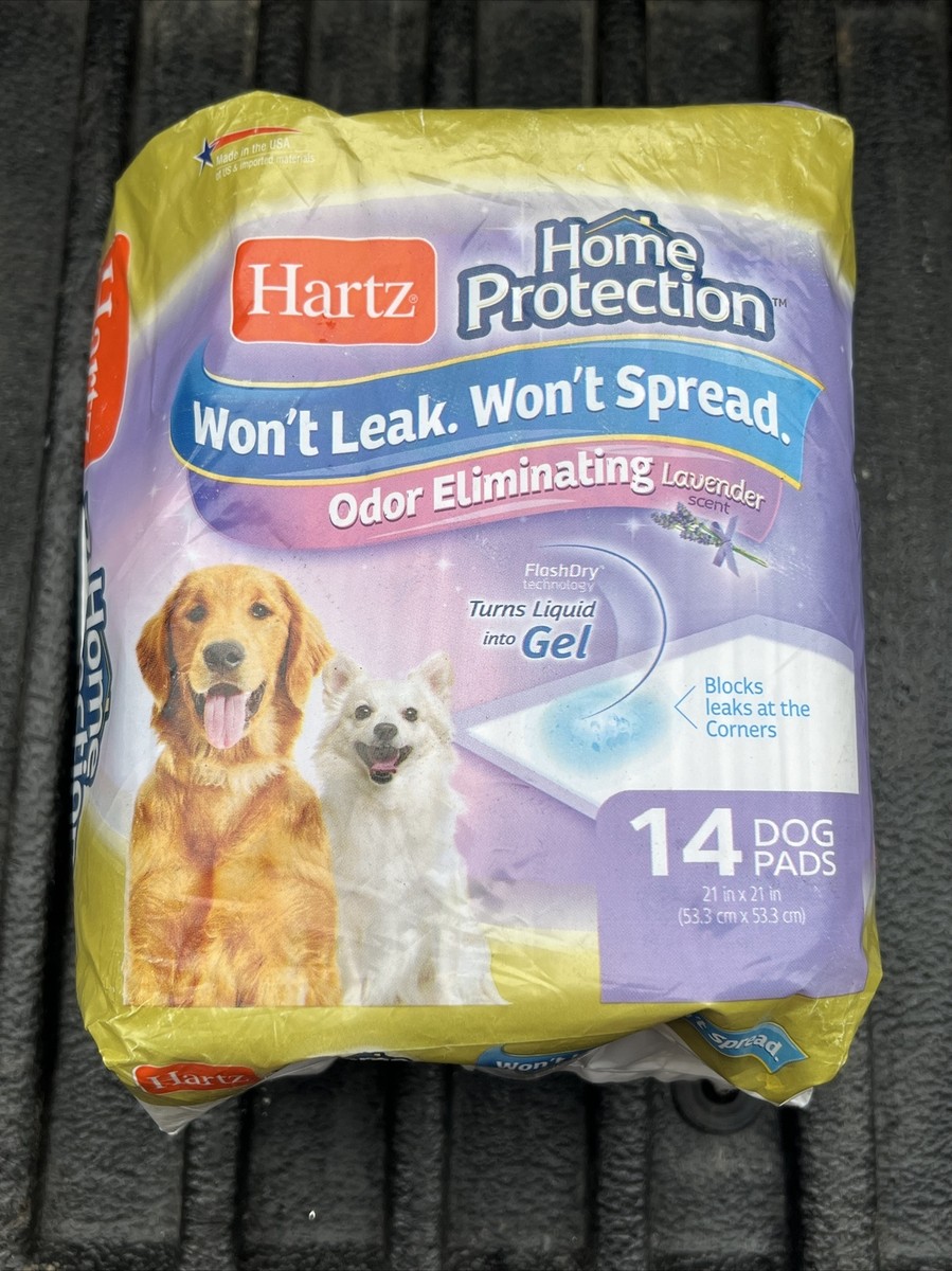 Hartz Home Protection Odor Eliminating Scented Dog Pads Super Absorbent 