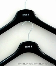 Hugo Boss Made in Germany Clothing Suit Jacket Coat LOGO Hook Hangers Set of 2pc